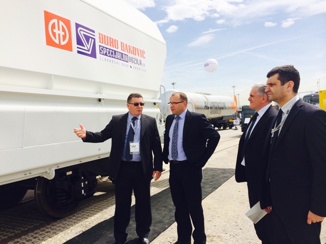 2015.05.06. - Munchen - Pomoćnik ministra Igor Cigula na sajmu „Transport logistic 2015“